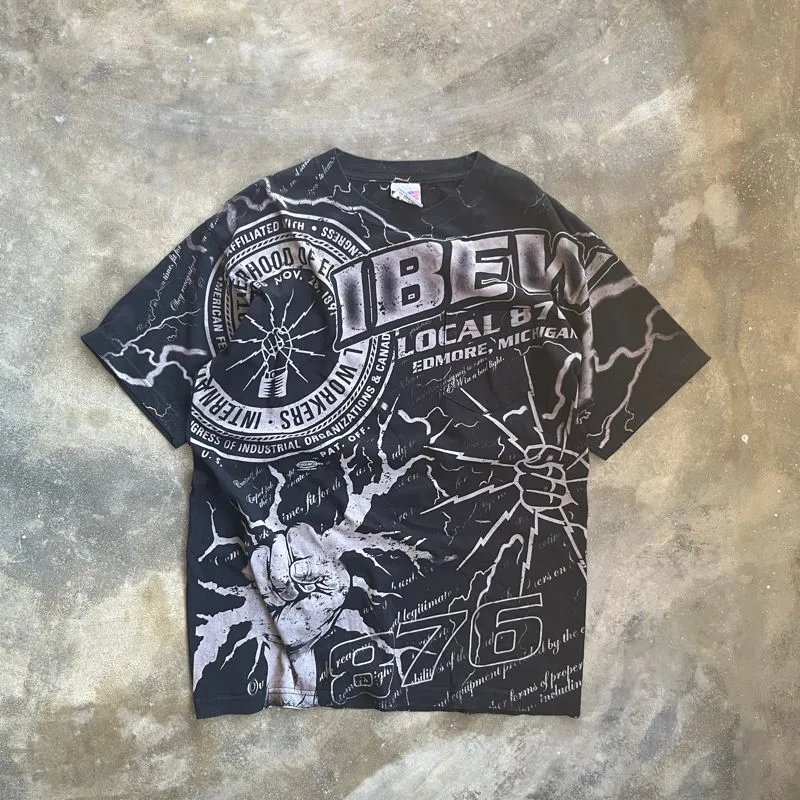 T-Shirt Vintage Grayside Ibew 876 photo 1