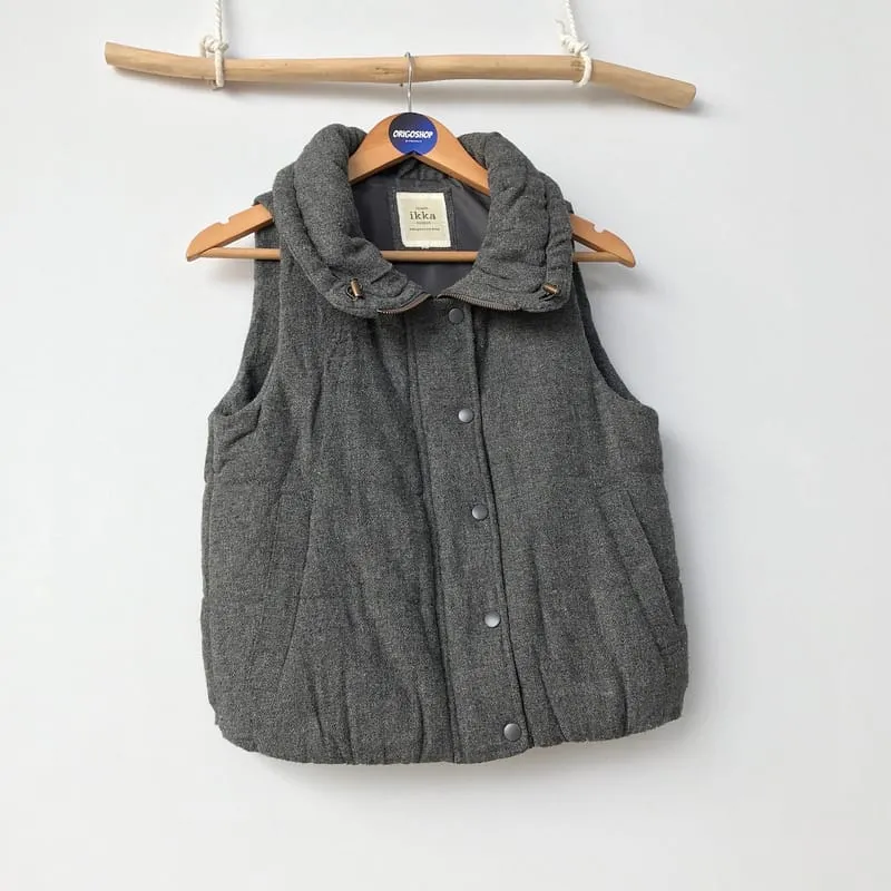 Minimalist Casual Vest Wanita gray photo 1