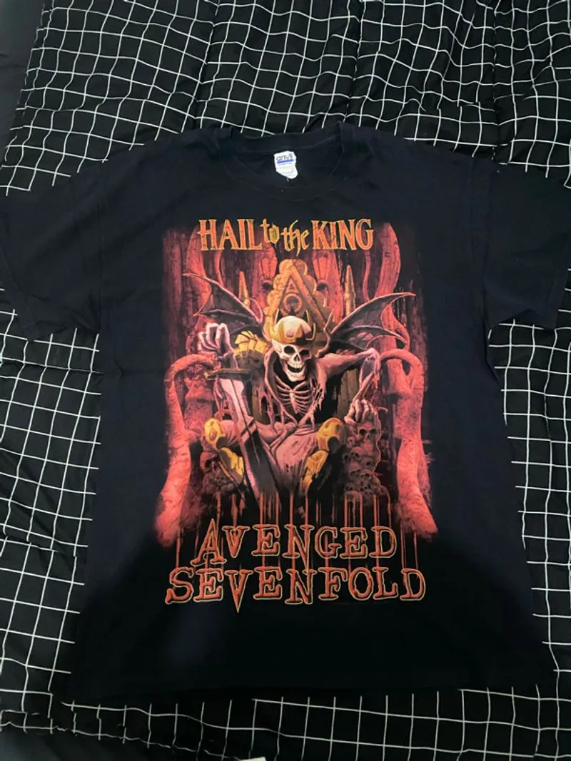 Kaos Band Avenged Sevenfold (A7X) “Hail to the King” Graphic photo 1