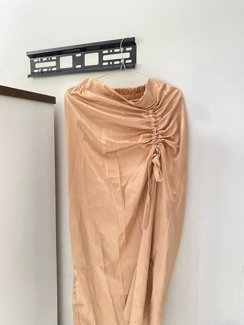 Vintage Casual dress Wanita tan photo 1
