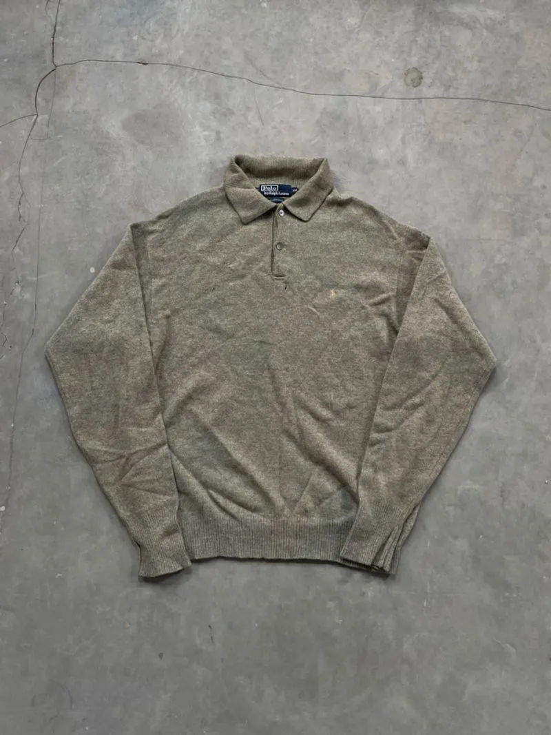 2000’s - Rugby Lambswool Polo Ralph Lauren Mosh Green  photo 1