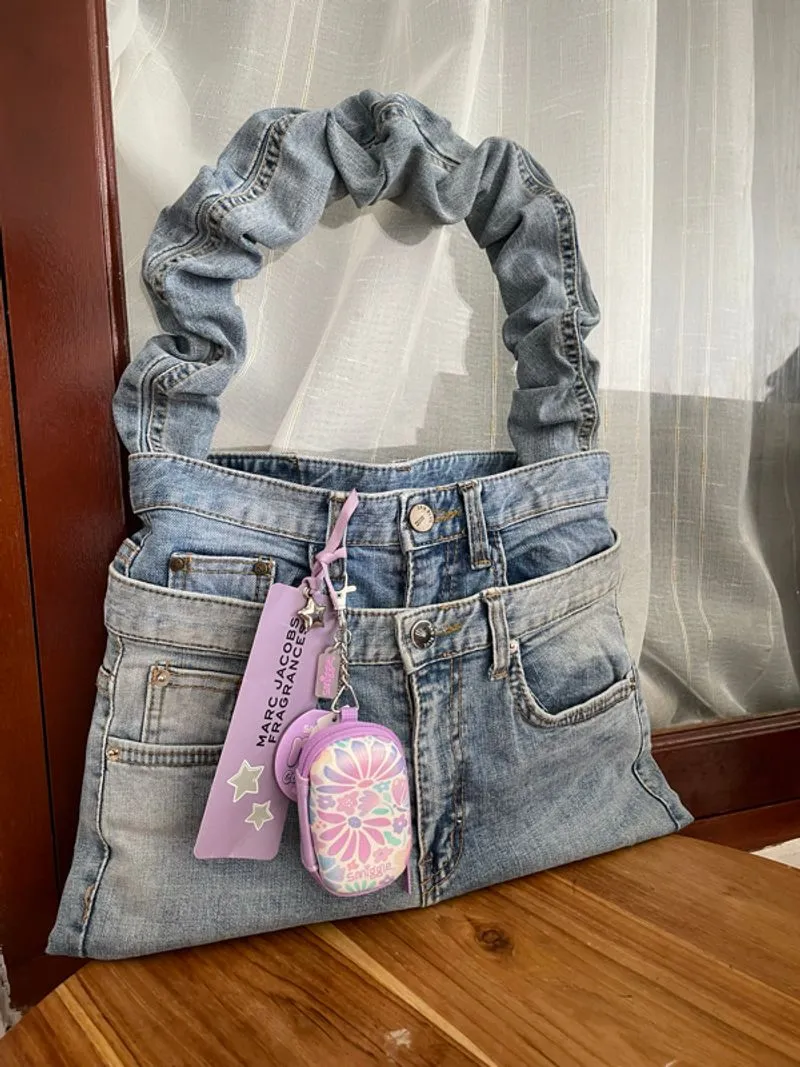 REWORKED BAG FROM JEANS photo 1