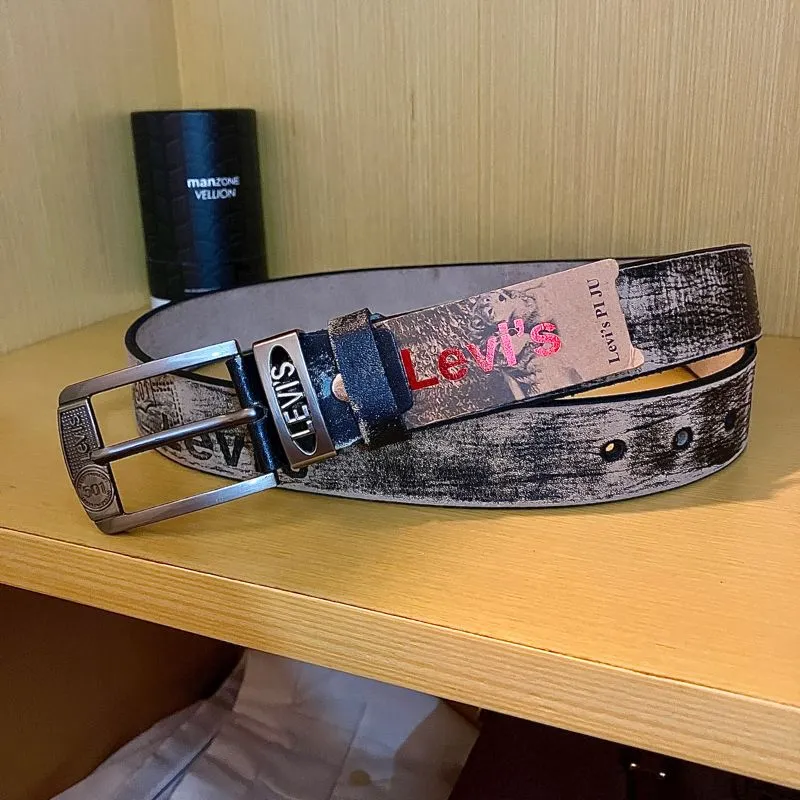 Sabuk Vintage Levis Original [ Kulit Asli ] photo 1