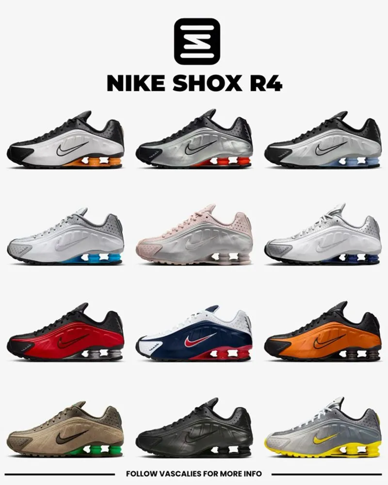 nike shox r4 all series  photo 1