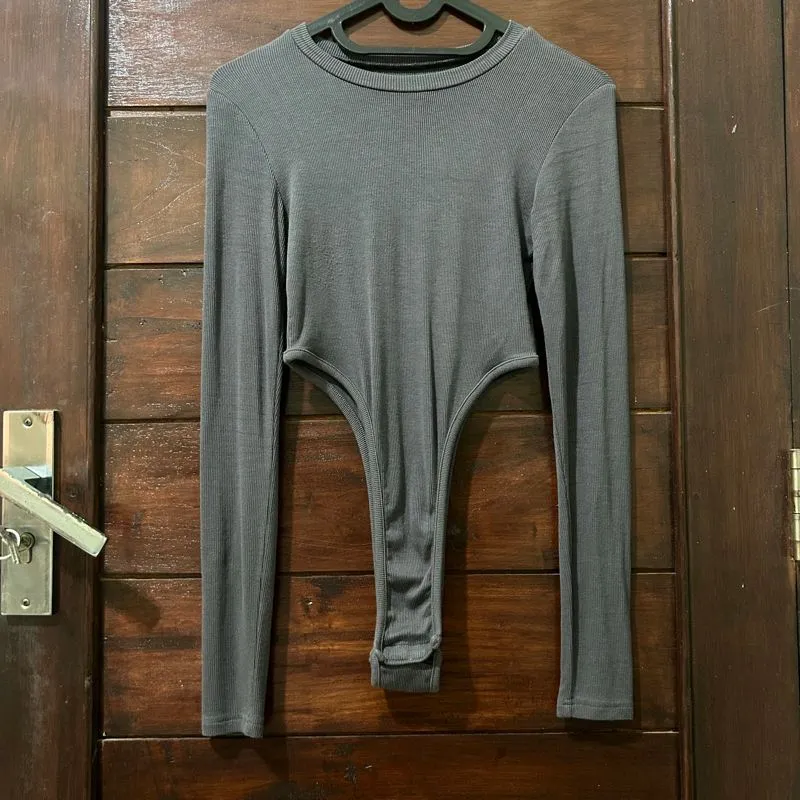 Bodysuit Rib Dark Gray photo 1
