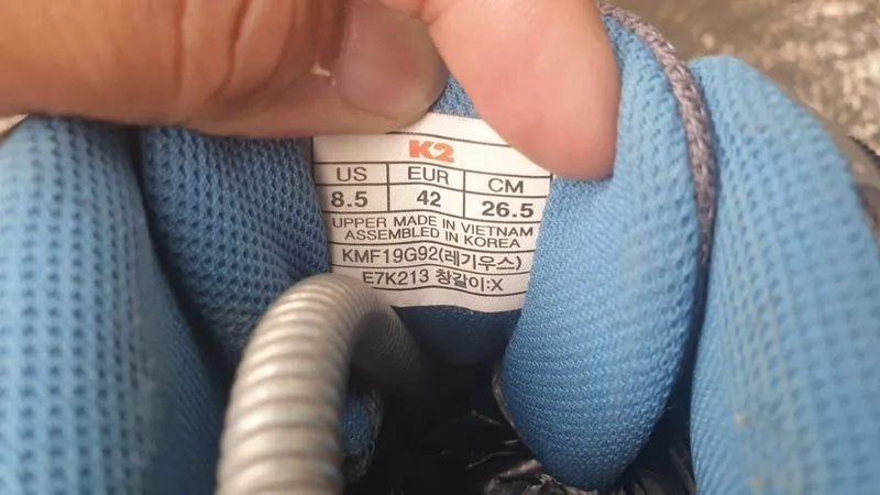 Sepatu Outdoor K2 Flyhike 42 Insole 26.5 cm Original photo 1