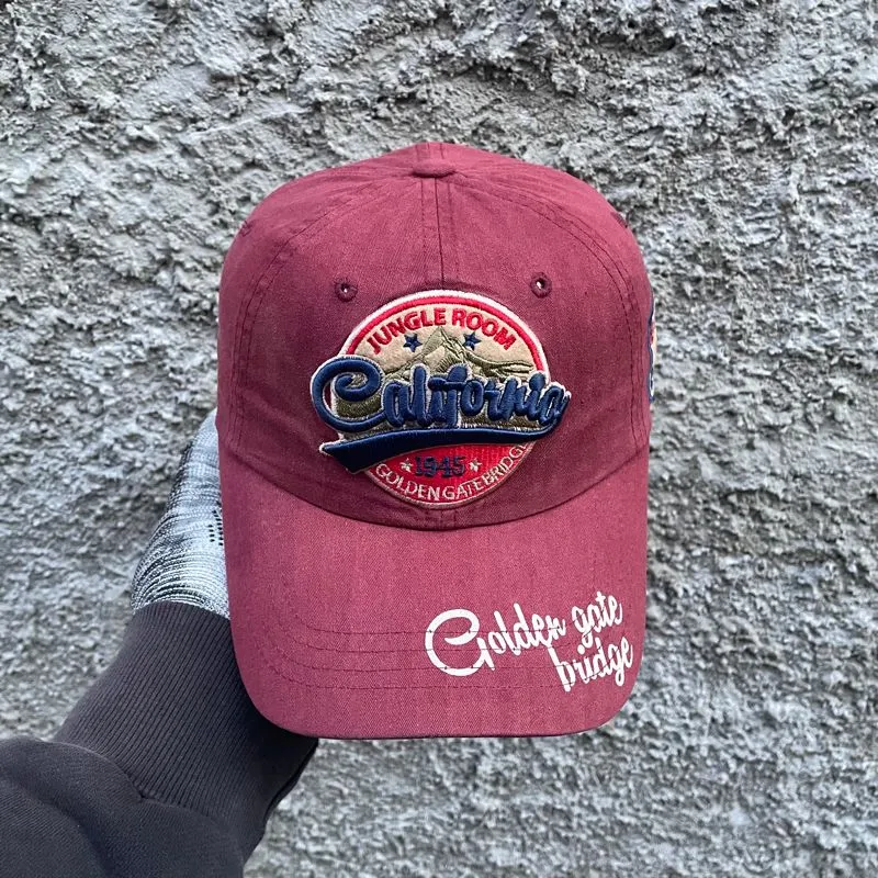 Topi Caps Washed California Unisex Pria Wanita photo 1