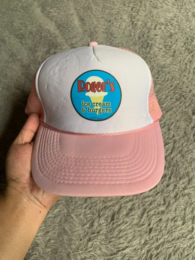 Vintage topi rogers ice cream trucker cap hat photo 1