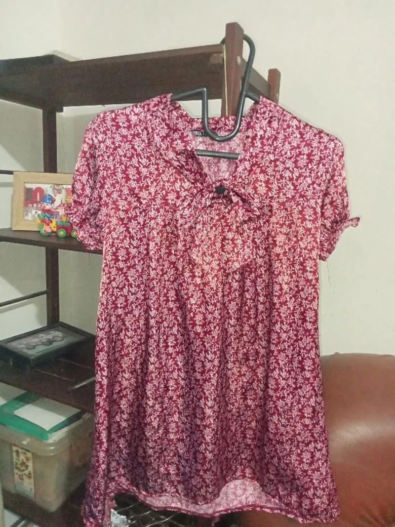 blouse lengan pendek pita y2k #001 photo 1
