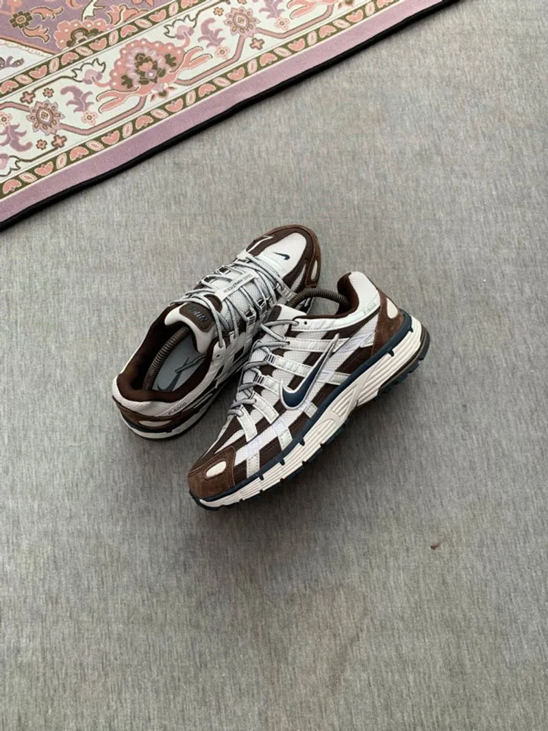 Nike P-6000 Brown White photo 1