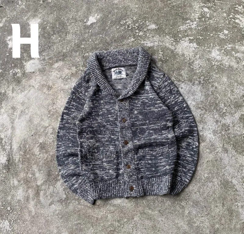 Casual Cardigan Pria gray photo 1