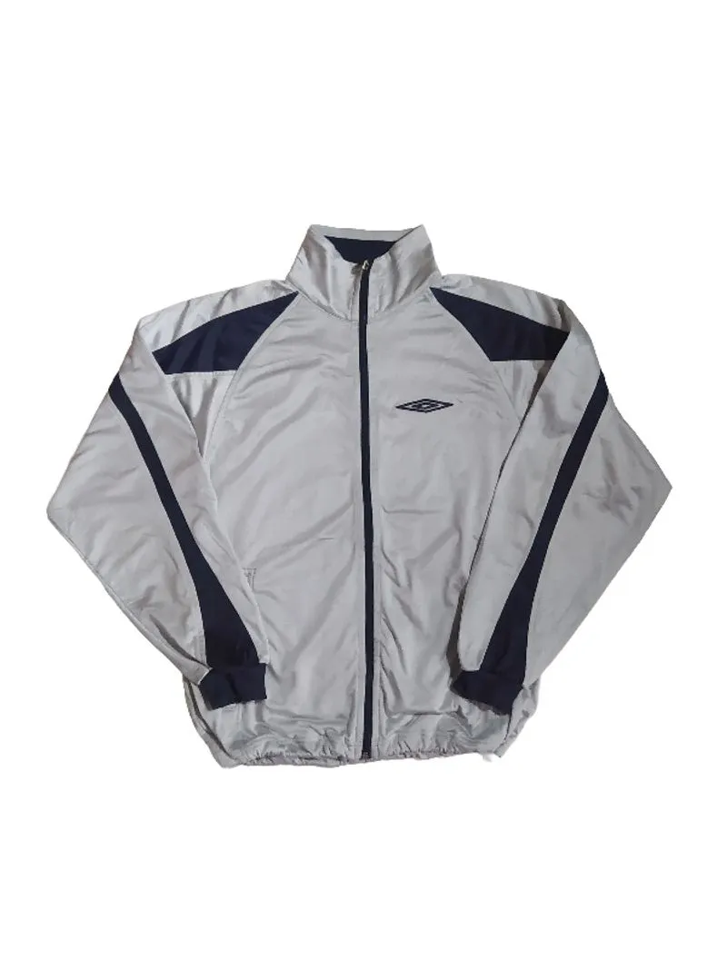 Vintage Umbro Tracktop Silver-Navy  photo 1