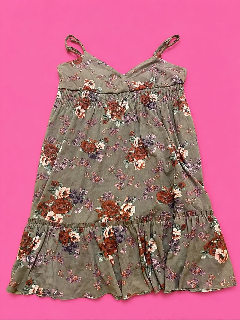 Mini Dress Choco Floral Forever21 photo 1