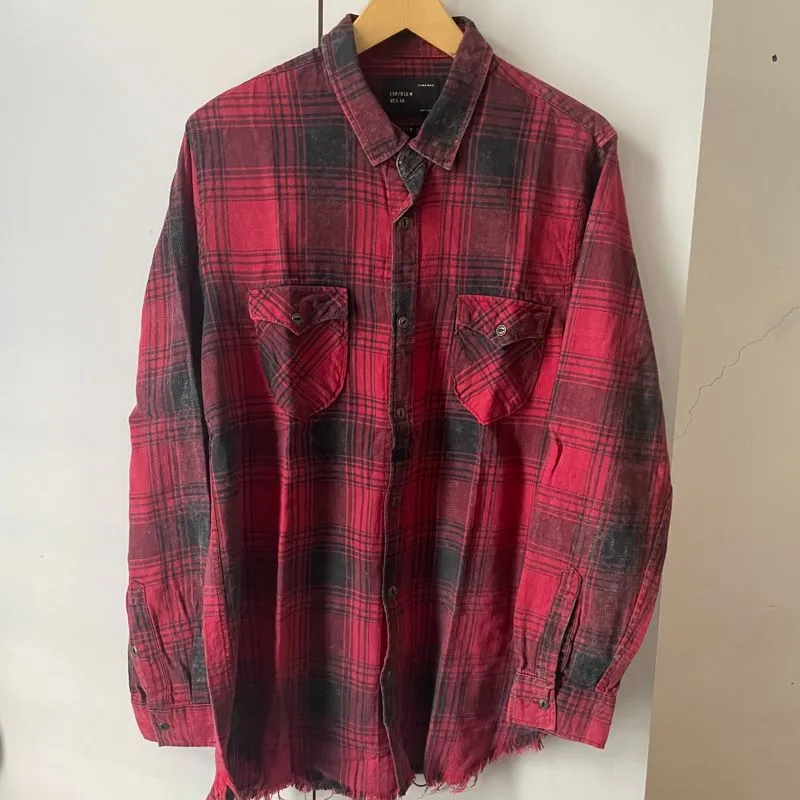 Kemeja Flannel Zara Man Veterano not uniqlo hnm photo 1