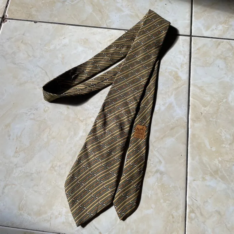 Dasi Hermes Pattern Ties photo 1