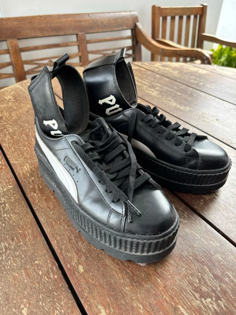 Black & White Puma X Fenty Shoes photo 1