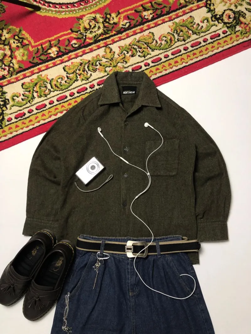 Kemeja Vintage and Retro Soo 90s style, Brand MENS WEAR‼️ photo 1