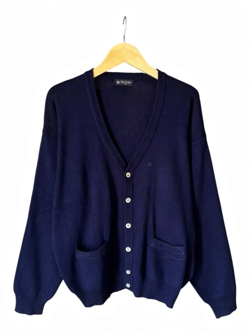 Mac Evans Knit Cardigan 'Navy' photo 1