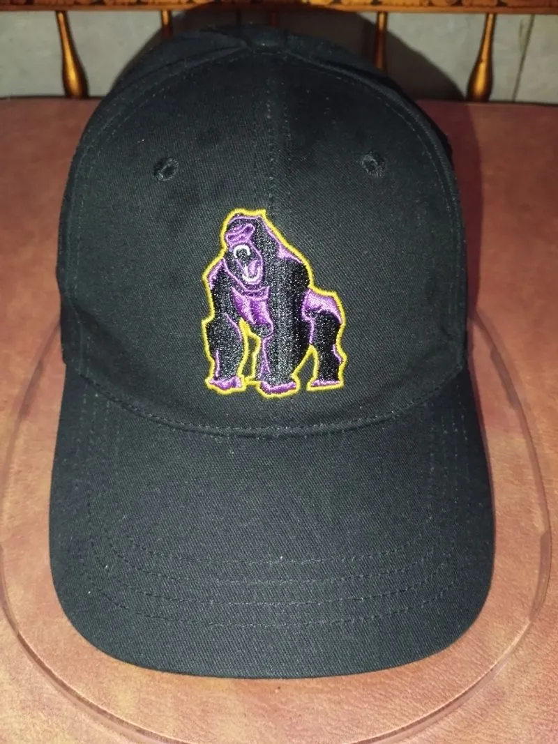 Angry Gorilla Embroidery Cap - Black photo 1
