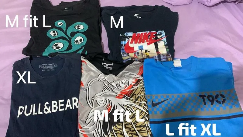 Nike Air Jordan Sportswear Casual T-shirt Pria multicolor navy photo 1