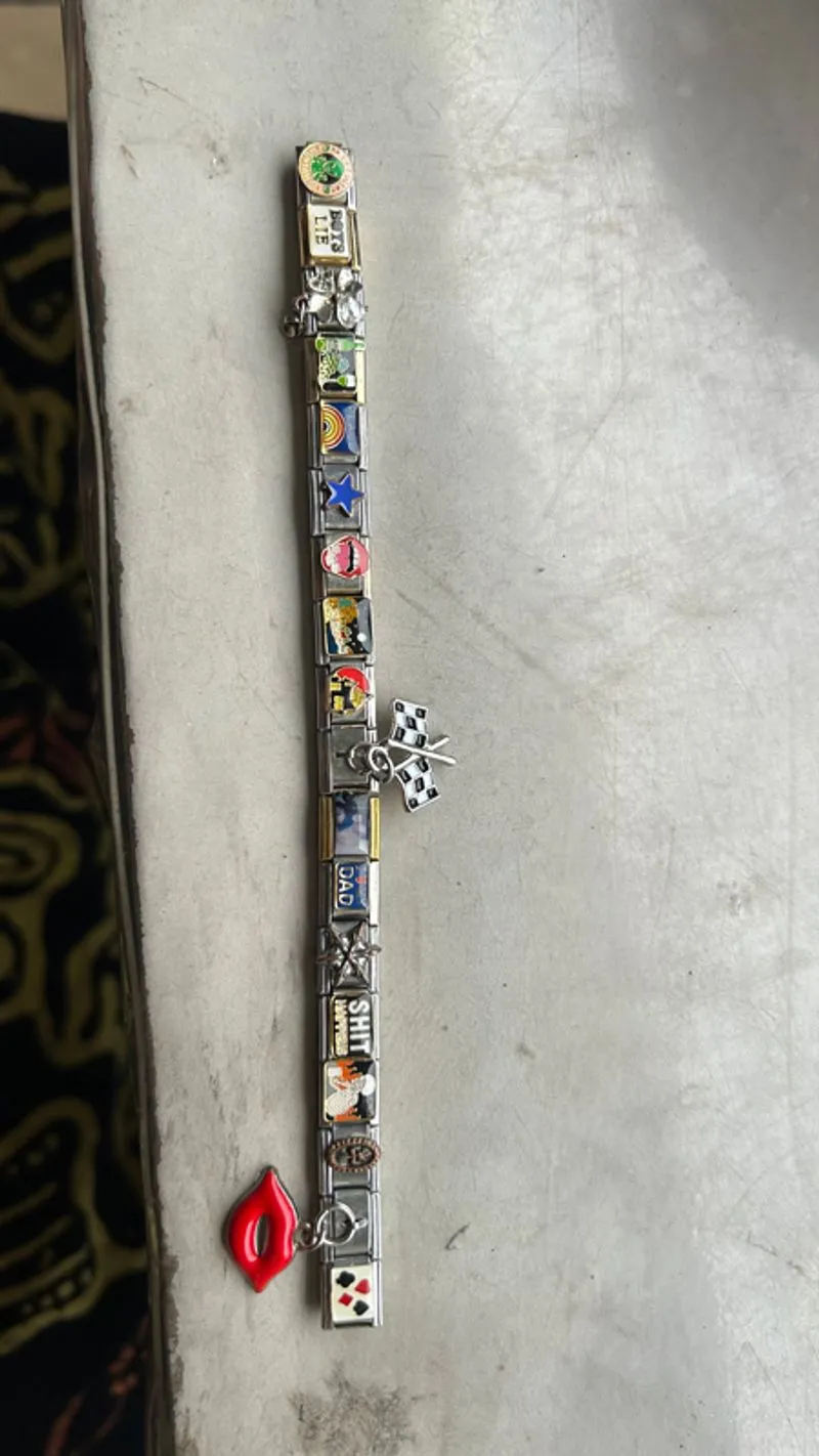 italian charm bracelet  photo 1