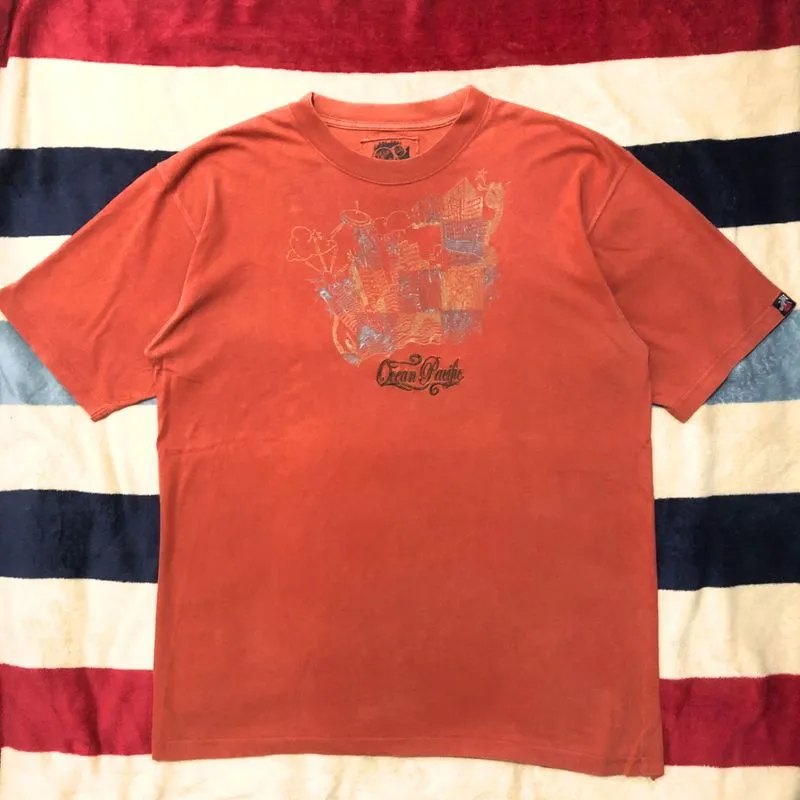 Vintage 90's Ocean Pacific Authentic T-Shirt photo 1