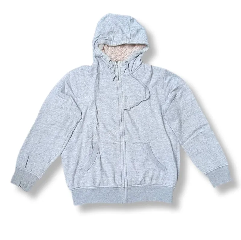 UNIQLO SHERPA GRAY ZIP HOODIE | OUTERWEAR | KDU photo 1