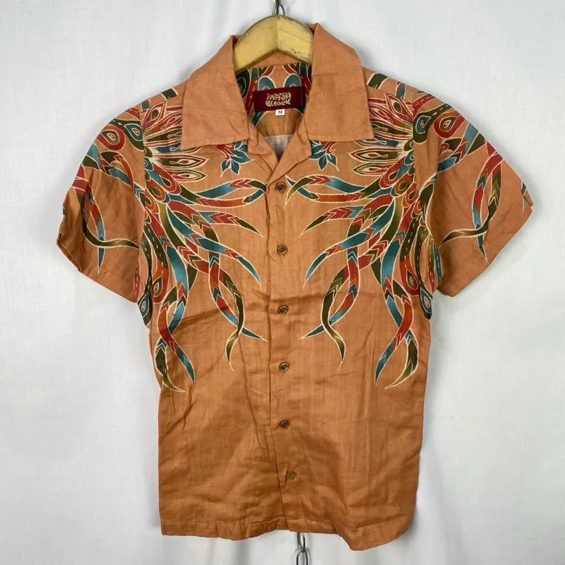 Mash Mania Japan Shirt Open Collar Kemeja Size S photo 1