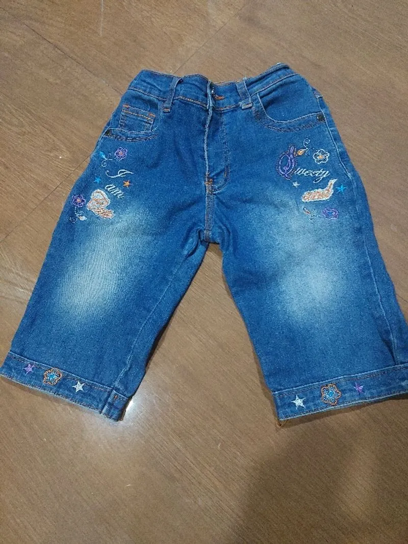 Jeans bordir anak photo 1