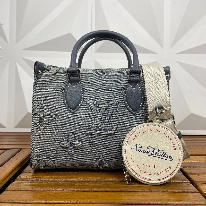Louis Vuitton LV OnTheGo PM Monogram Empreinte Denim photo 1