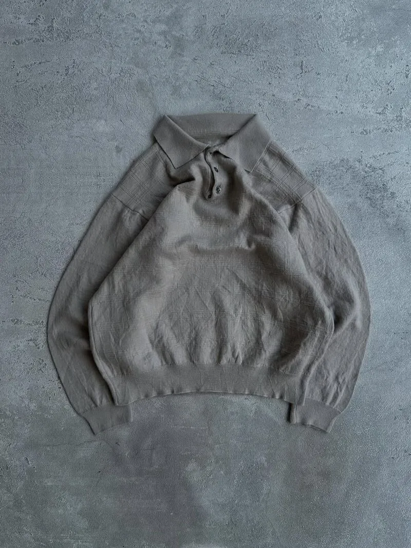 Unknown knitwear basic half button sweater🇮🇹 photo 1