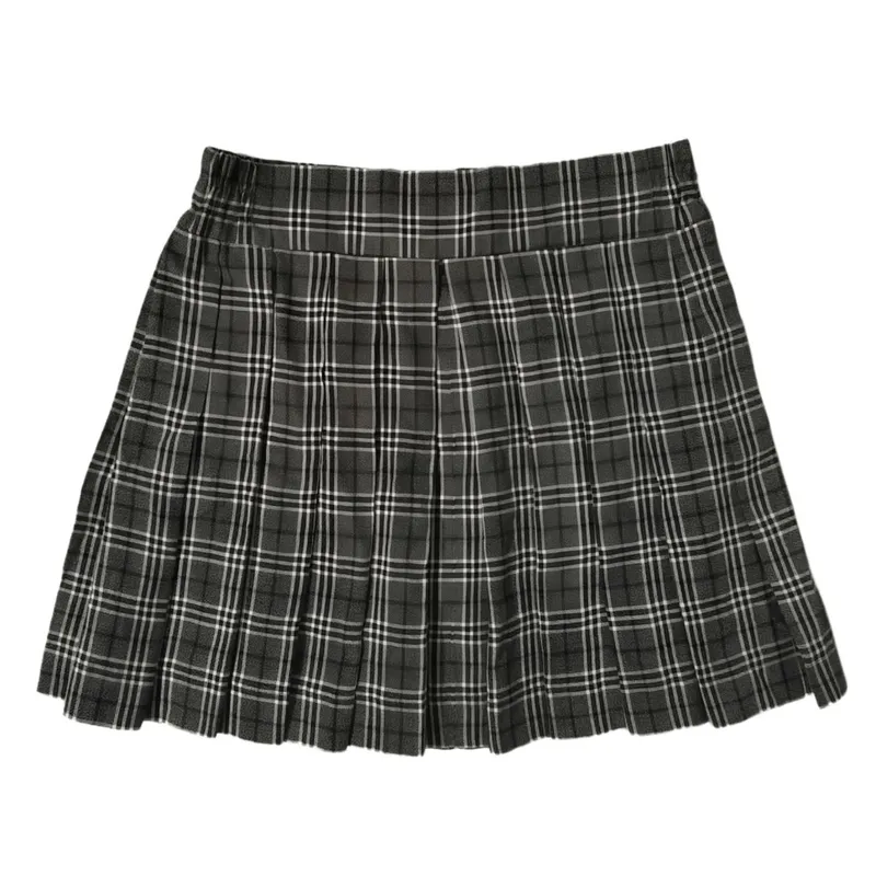Mini skirt Wanita white gray photo 1