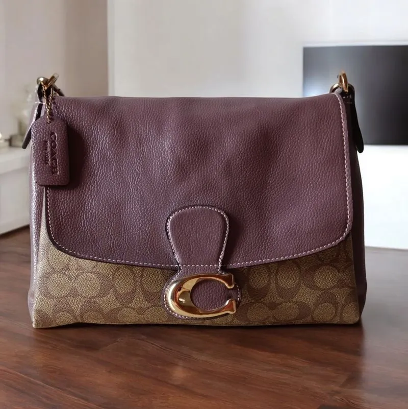 Coach Luxury Casual Shoulder bag Wanita pink photo 1