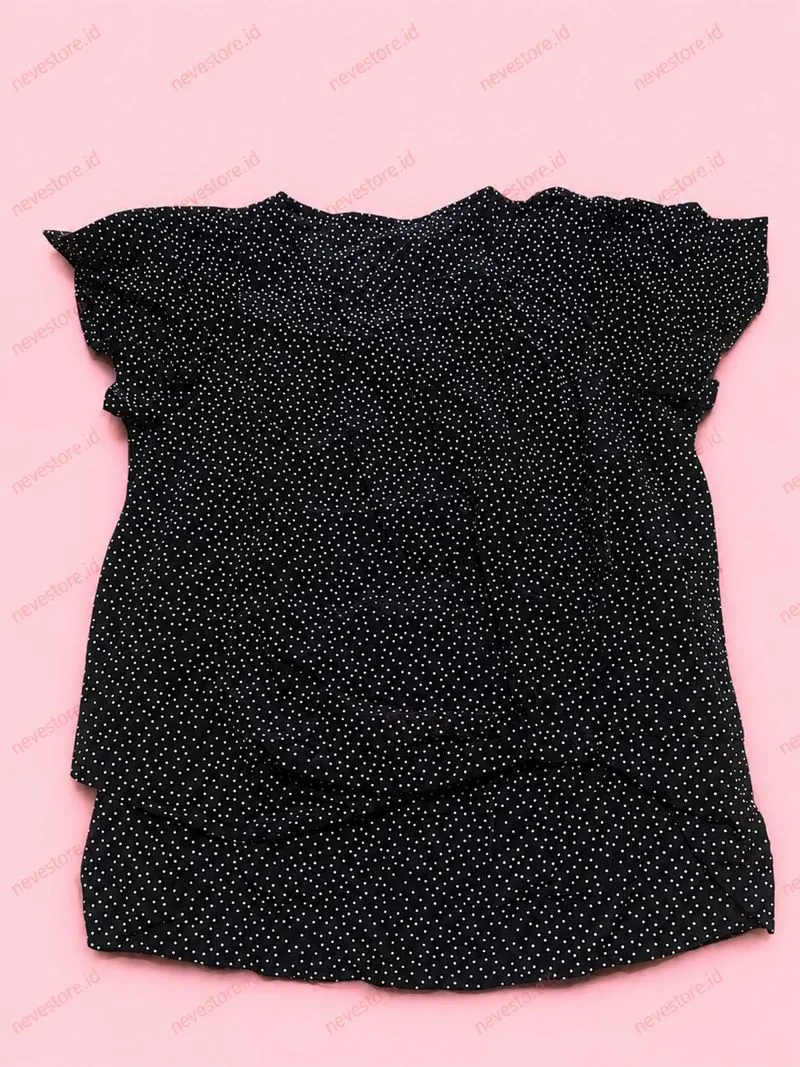Atasan Polka Black Blouse photo 1