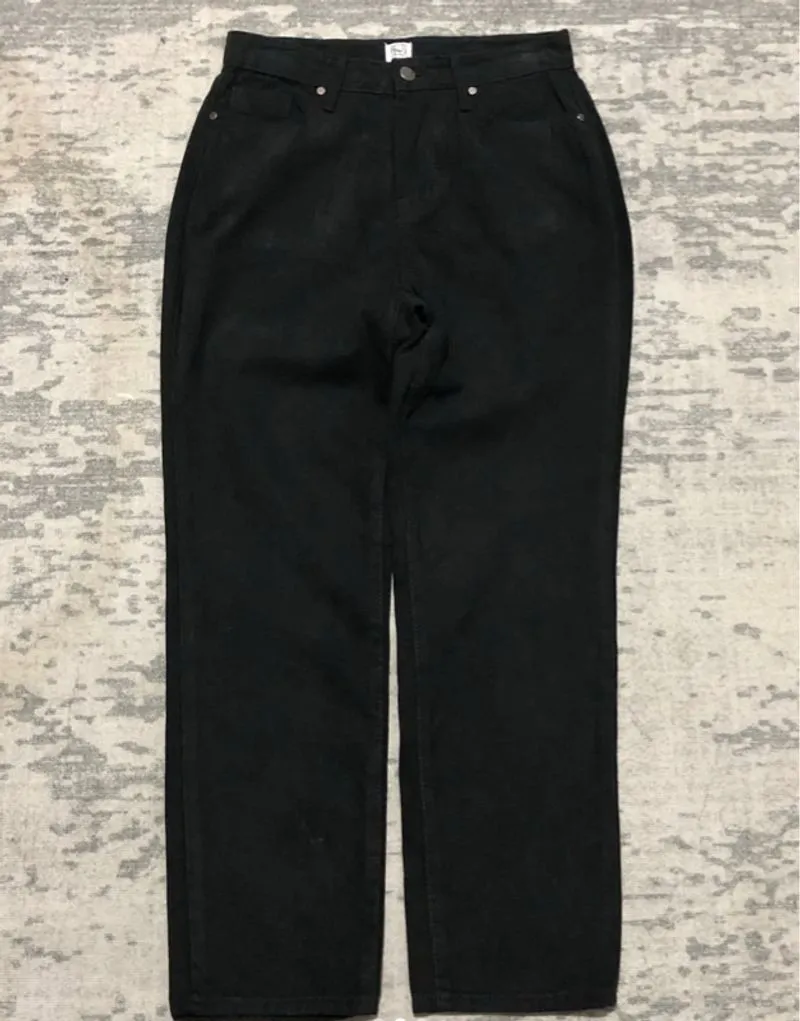Flow black wide regular Jeans photo 1