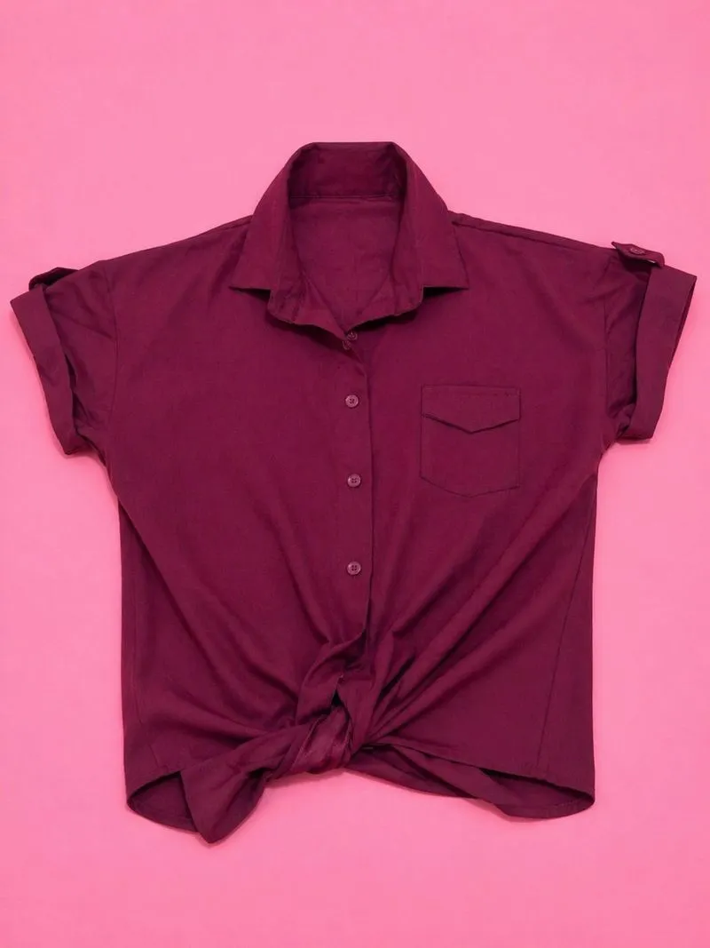 Atasan Maroon Tie photo 1