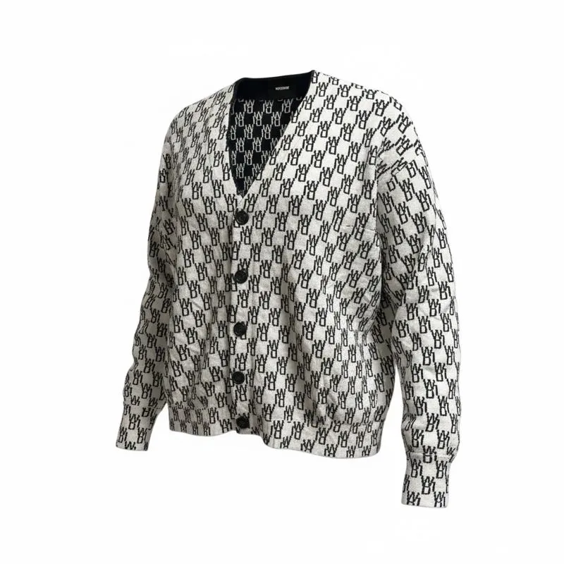 We11done Jacquard Cardigan knitwear sweater rajut photo 1