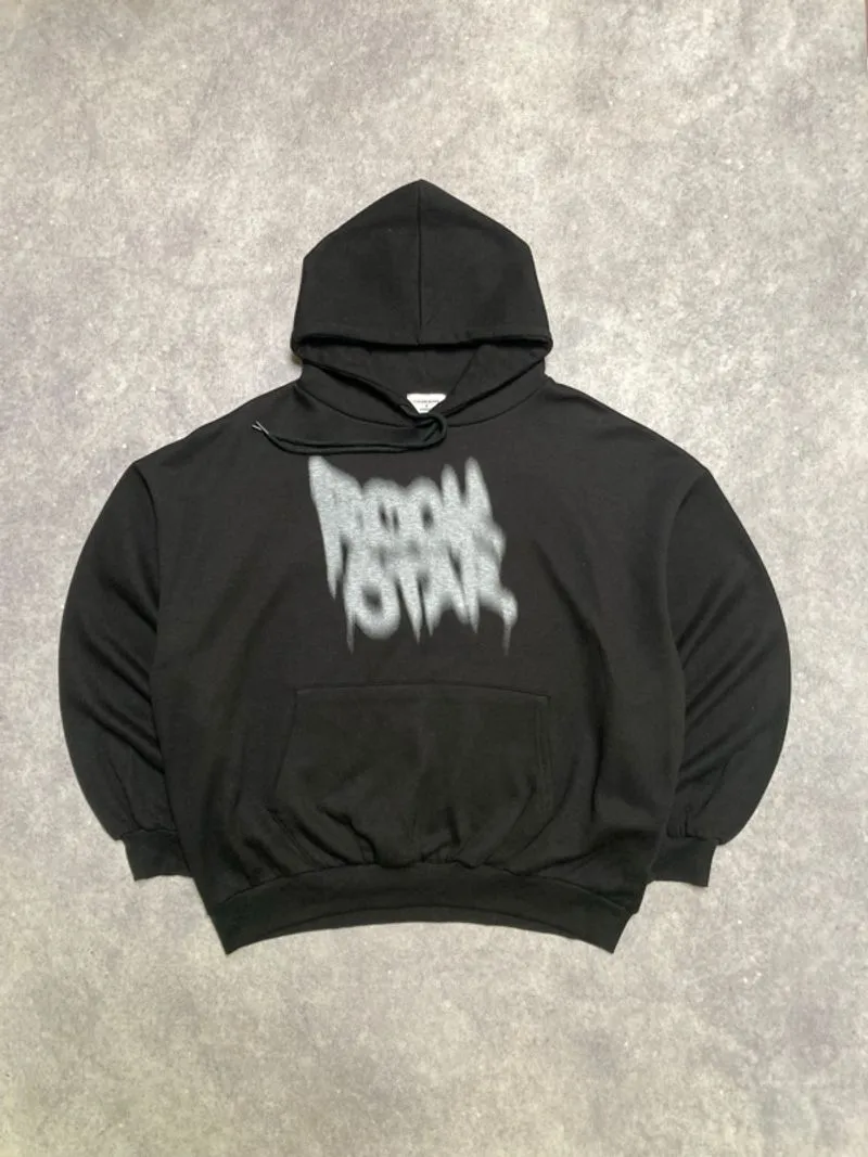 Black Dizzy Art Heavyweight Hoodie photo 1