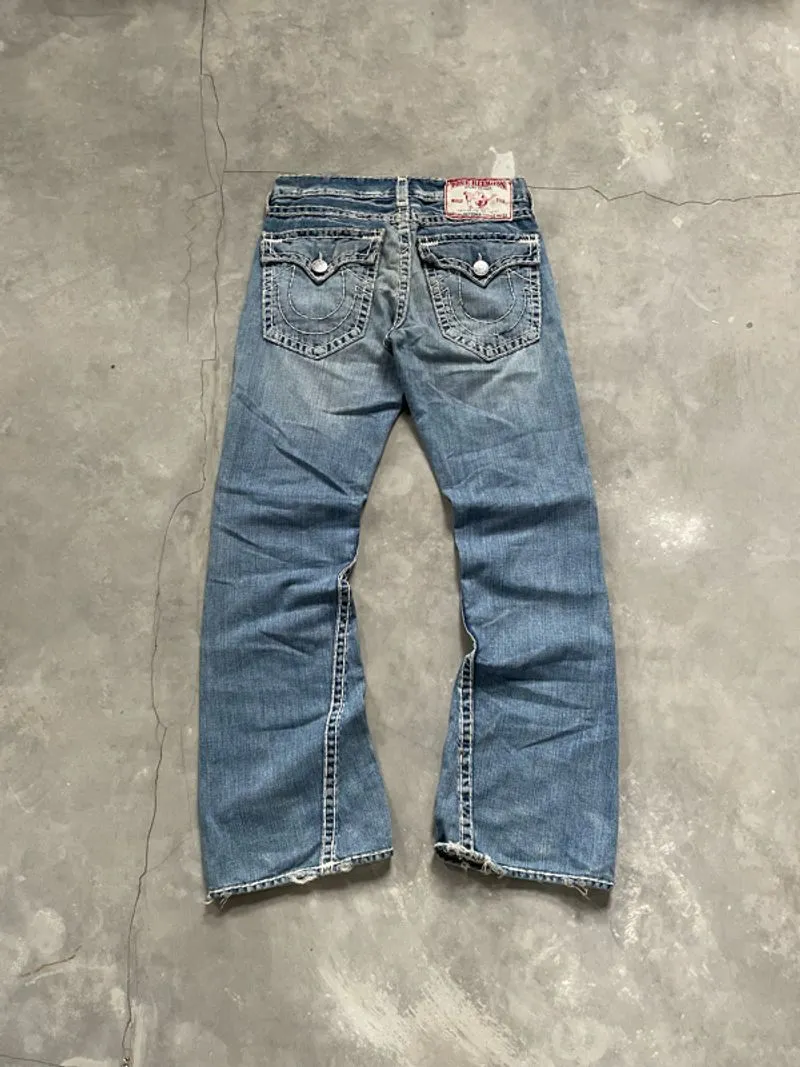 2000’s True Religion Flare Boot Cut Big Stitch JOEY SUPER T photo 1