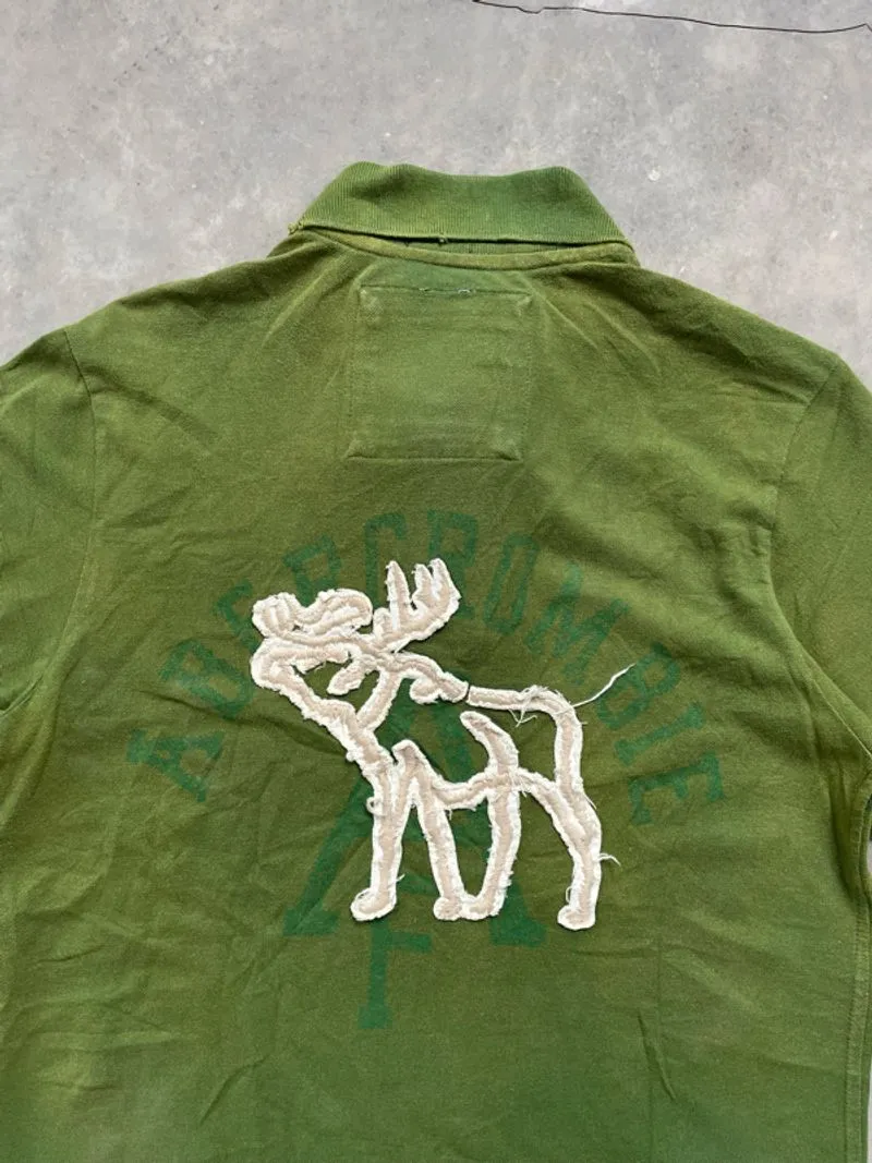 1990’s - Rare Polo Shirt Abercrombie & Fitch BNWT Big Icon photo 1