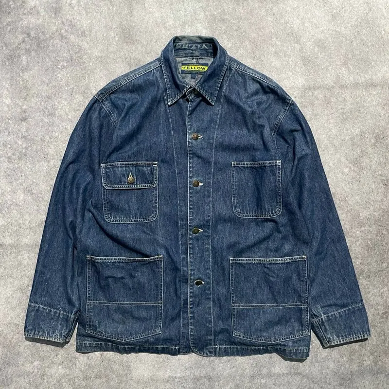chore denim jacket Fellow workwear japanes americana photo 1