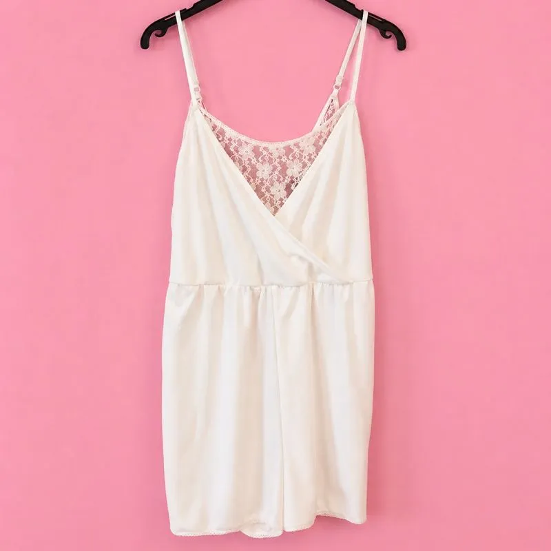 H&M Broken White Lacey Jumpsuit photo 1