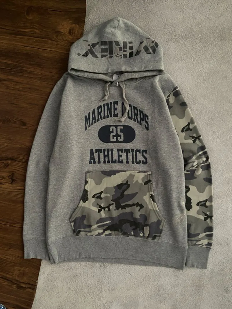 AVIREX CAMO PULLOVER HOODIE photo 1