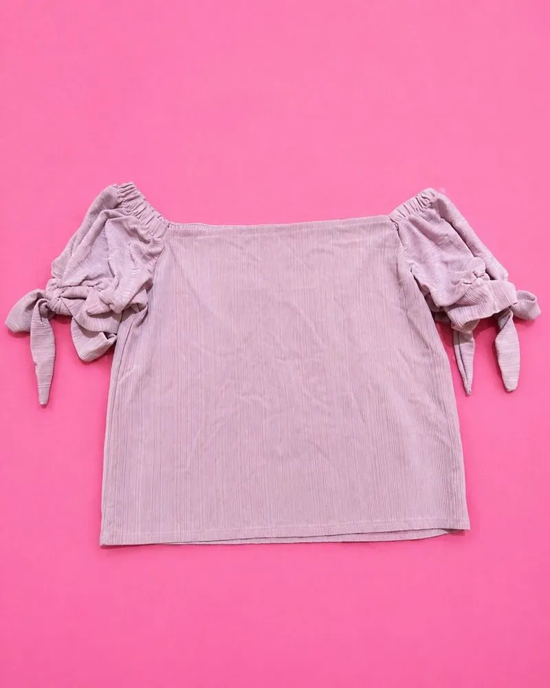 Atasan Crop Top Sabrina photo 1