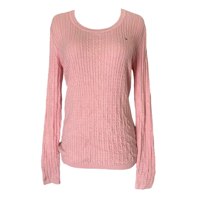 Tommy Hilfiger Sweater Wanita pink