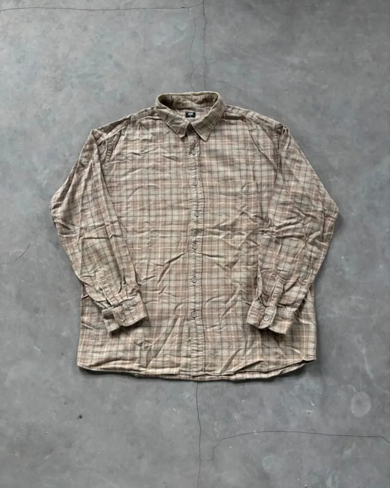 Flanel Uniqlo Khaki photo 1