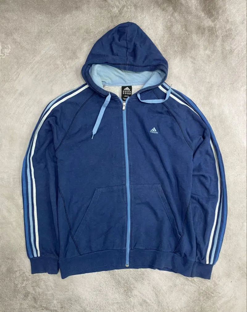 Adidas jacket zipeer essentials navy photo 1