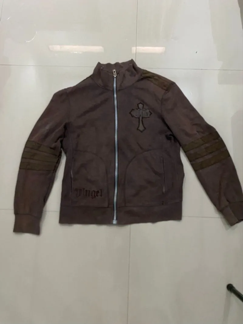 salvation ferragamo Chrome Hearts style jacket pria brown photo 1