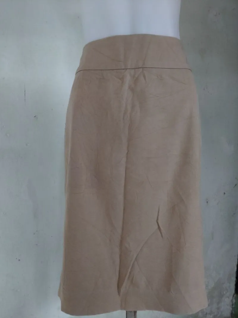 Rok span coklat muda | Rok span saku  | Rok pendek coklat photo 1