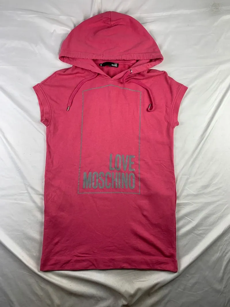 Love Moschino Pink Dressy Oversize Hoodie (M) photo 1